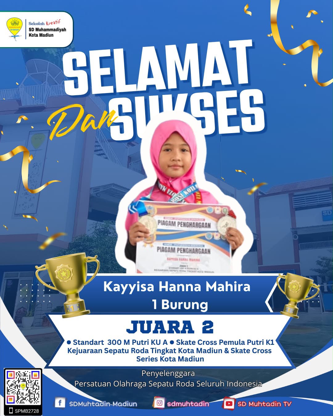 Juara Sepatu Roda Tingkat Kota Madiun